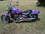 Honda Magna VF750C. Purple Rain old school lowrider theme.